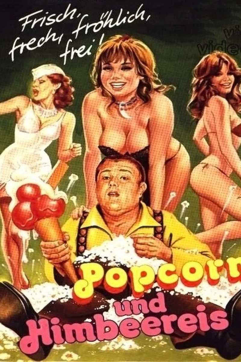 Popcorn und Himbeereis Poster